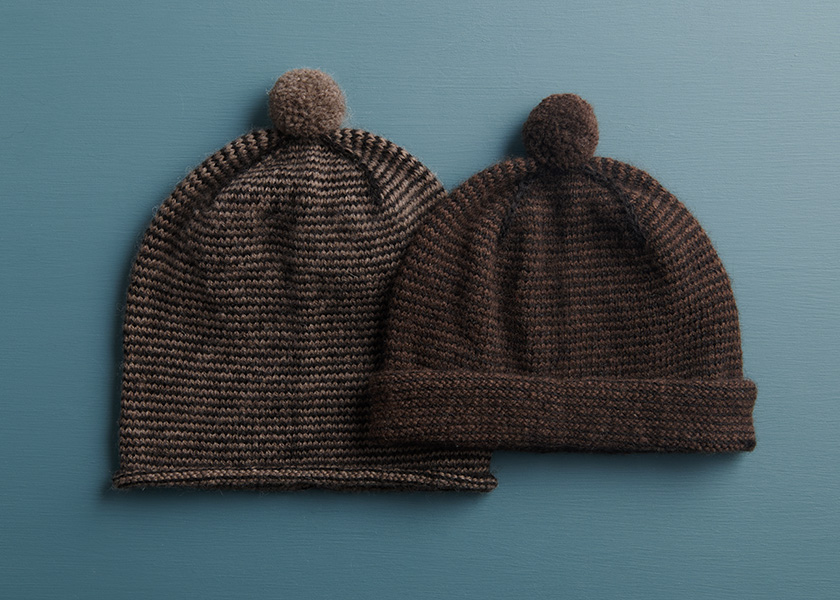 Tiny Stripes Hat in Simply Alpaca + Simply Yak | Purl Soho
