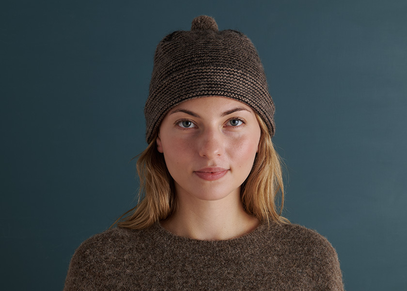Tiny Stripes Hat in Simply Alpaca + Simply Yak | Purl Soho