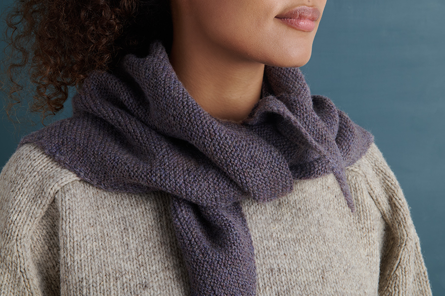 Triangle Garter Wrap | Purl Soho