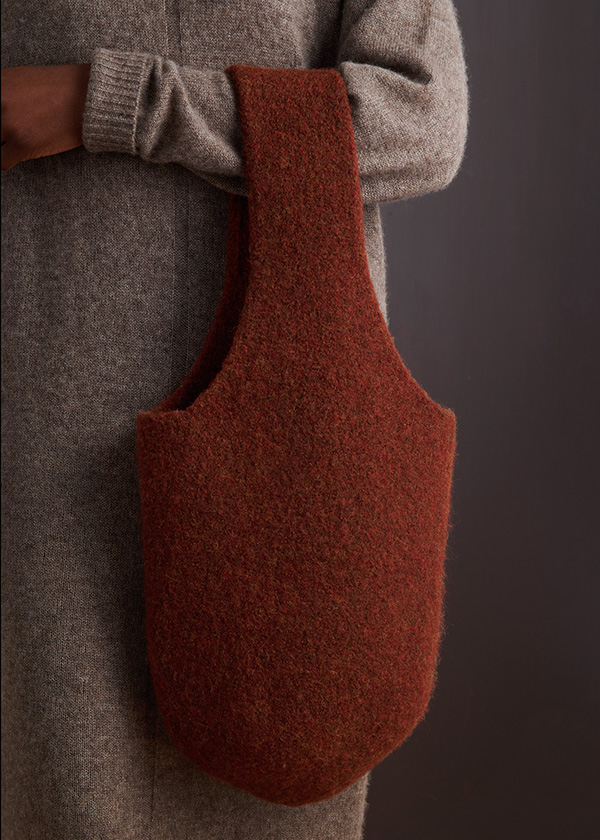 Felted Cocoon Bag | Purl Soho