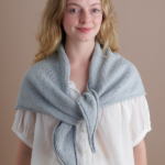 True Knit Shawl in June Worsted free Ture Knit Shawl knitting pattern in Purl Soho's June Worsted yarn