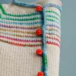 Button Conversion Chart buttons on the Painted Yoke Cardigan
