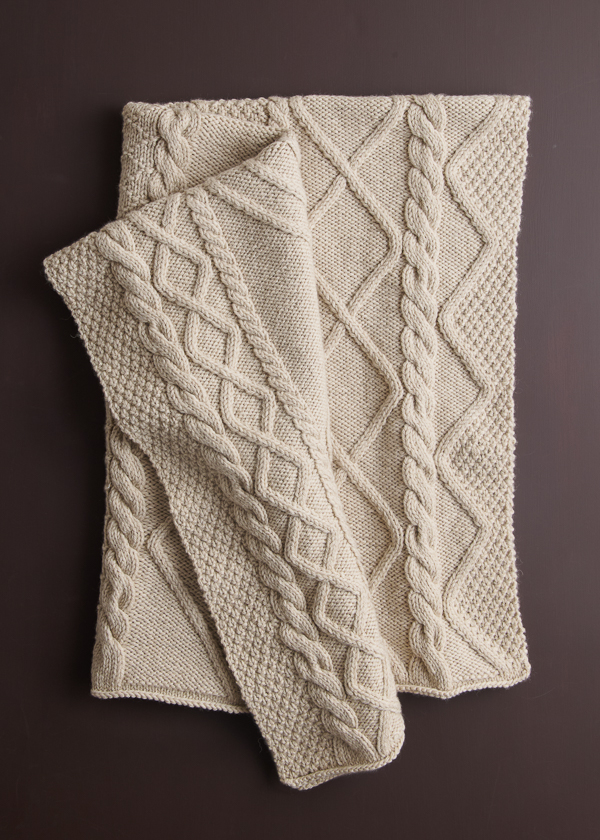 Collected Cables Blanket | Purl Soho