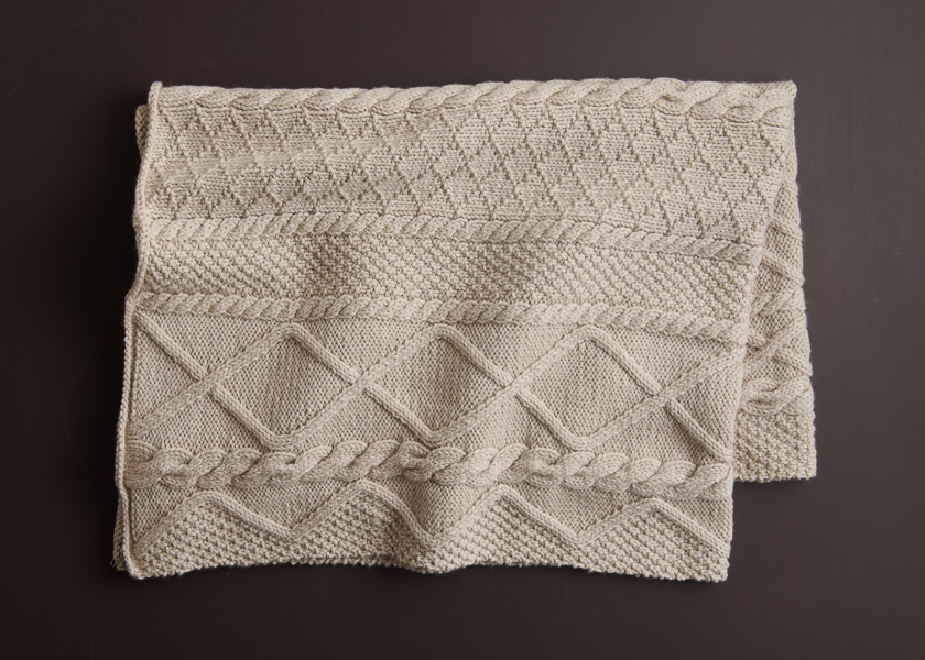 Collected Cables Blanket | Purl Soho