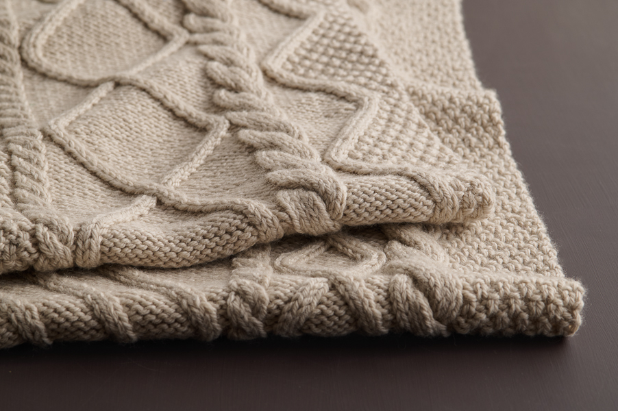 Collected Cables Blanket | Purl Soho