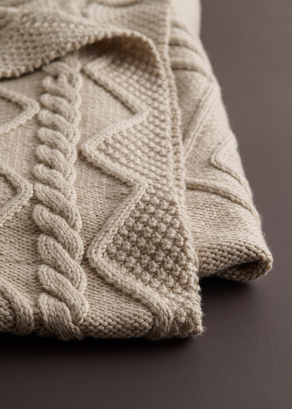 Collected Cables Blanket | Purl Soho