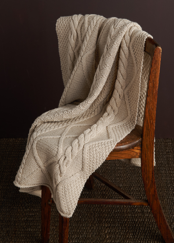 Collected Cables Blanket | Purl Soho