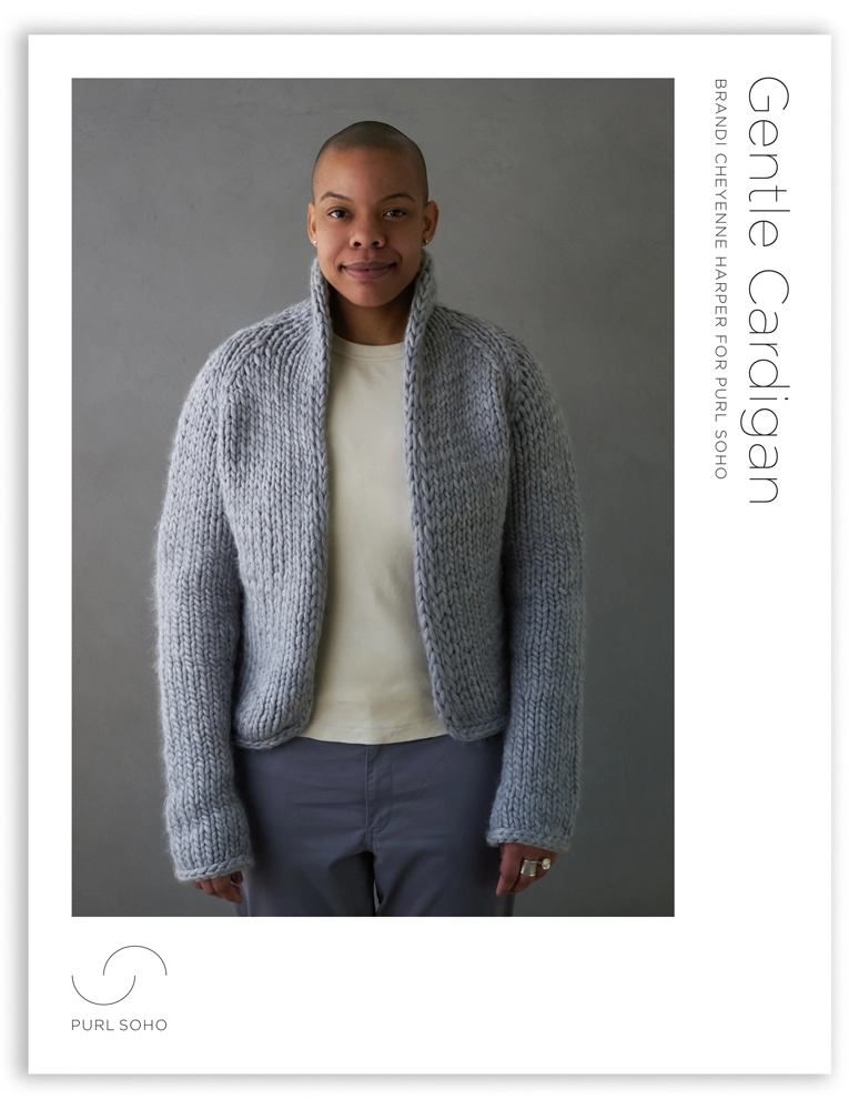 Purl Soho Brandi Harper Gentle Cardigan Pattern PDF