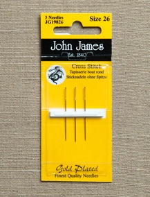 Cross Stitch Needles, size 26