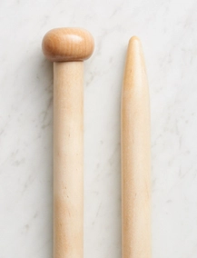 Jumbo Straight Bamboo Needles