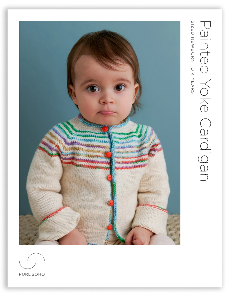 Painted Yoke Cardigan