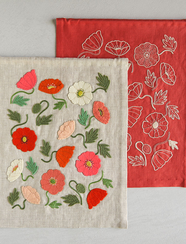 Purl Soho Poppy Garden Embroidery Kit