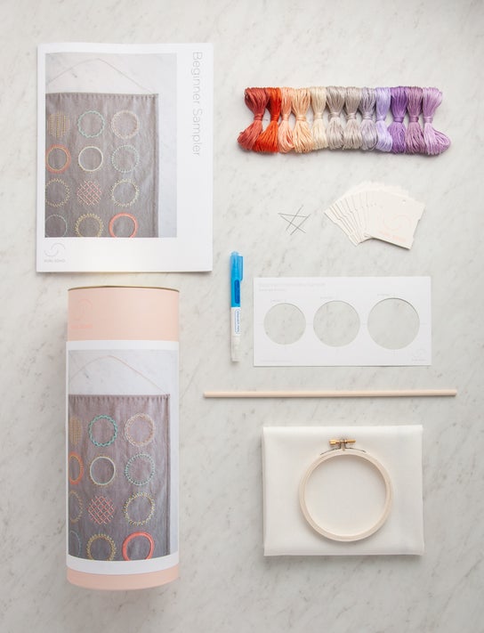 Purl Kit - Beginner Embroidery Sampler Kit