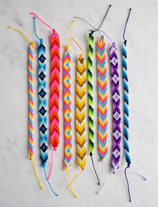 Classic Friendship Bracelet Pattern by Purl Soho| Purl Soho