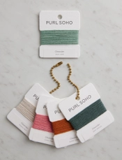 A group shot of 5 Oleander color cards.