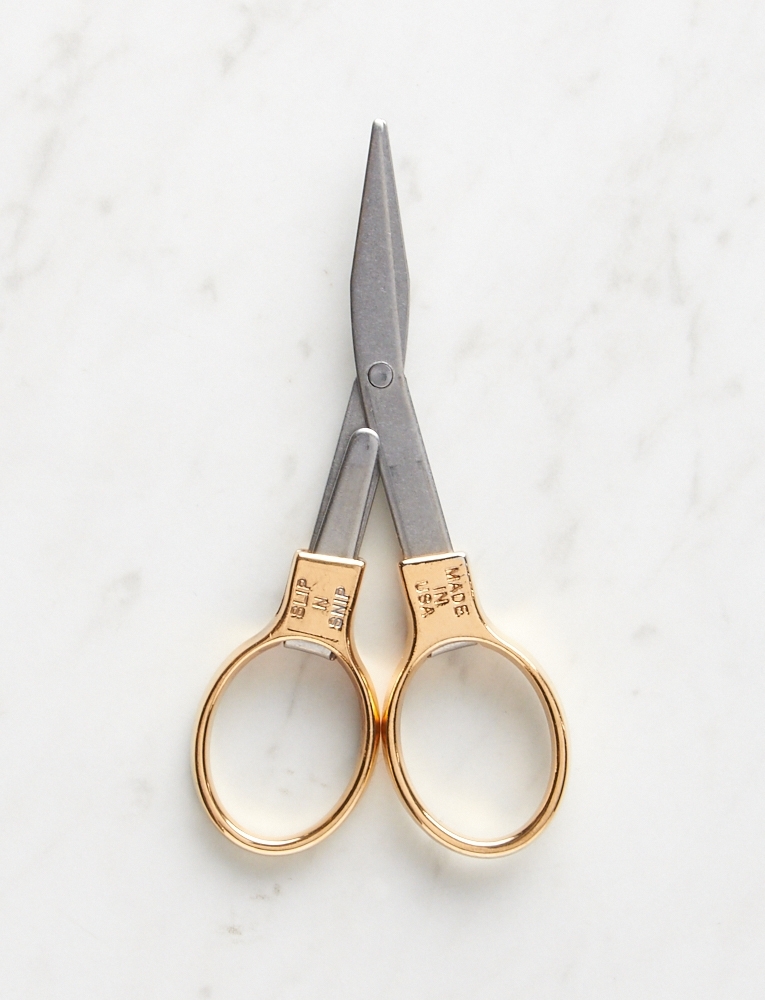 Slip-N-Snip Folding Scissors.