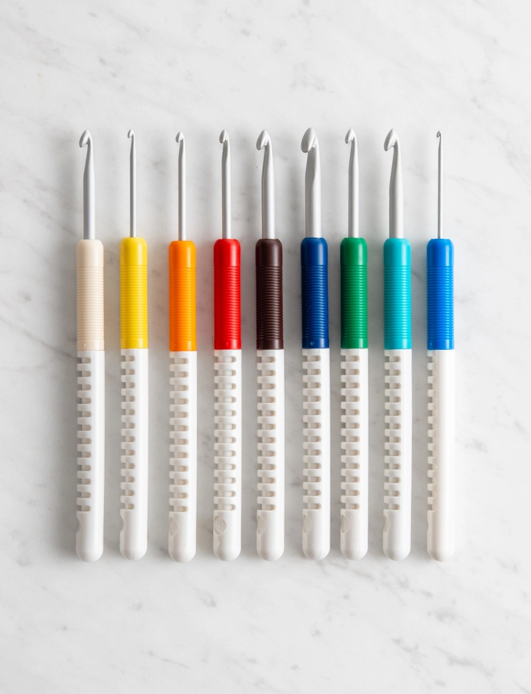 Addi Color Coded Crochet Hooks, US I