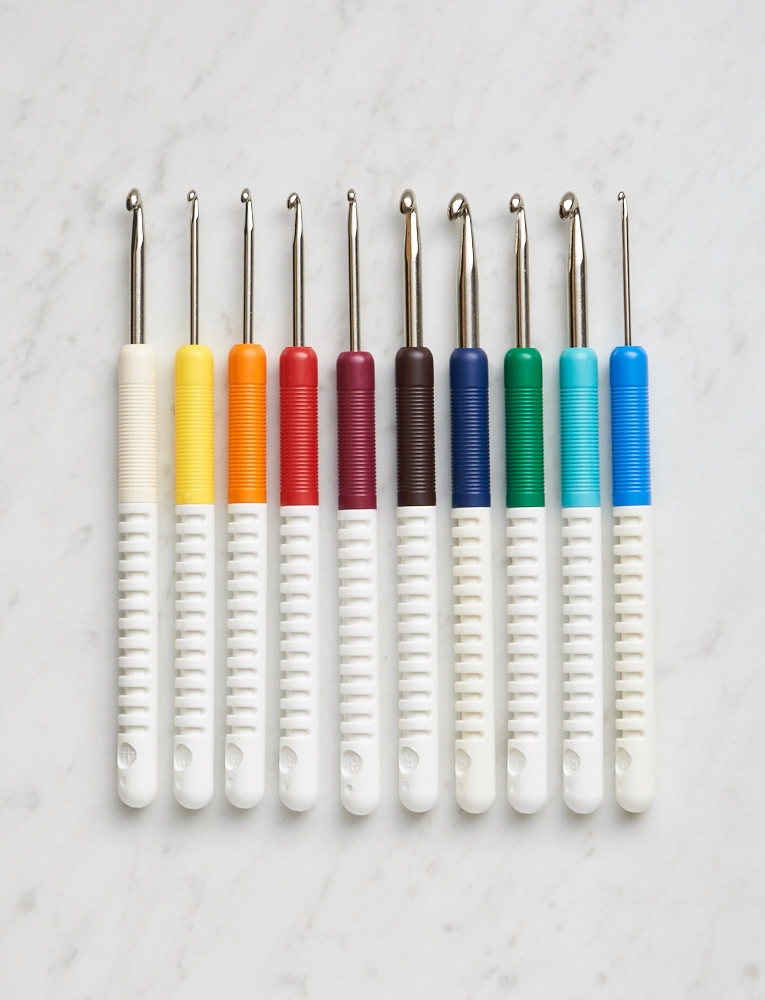 Addi Color Coded Crochet Hooks, US D