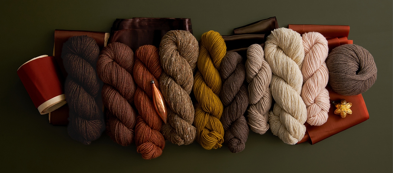Shop beautiful cashmere yarn for gift knitting, including pure Mongolian cashmere yarn and recycled cashmere yarn!