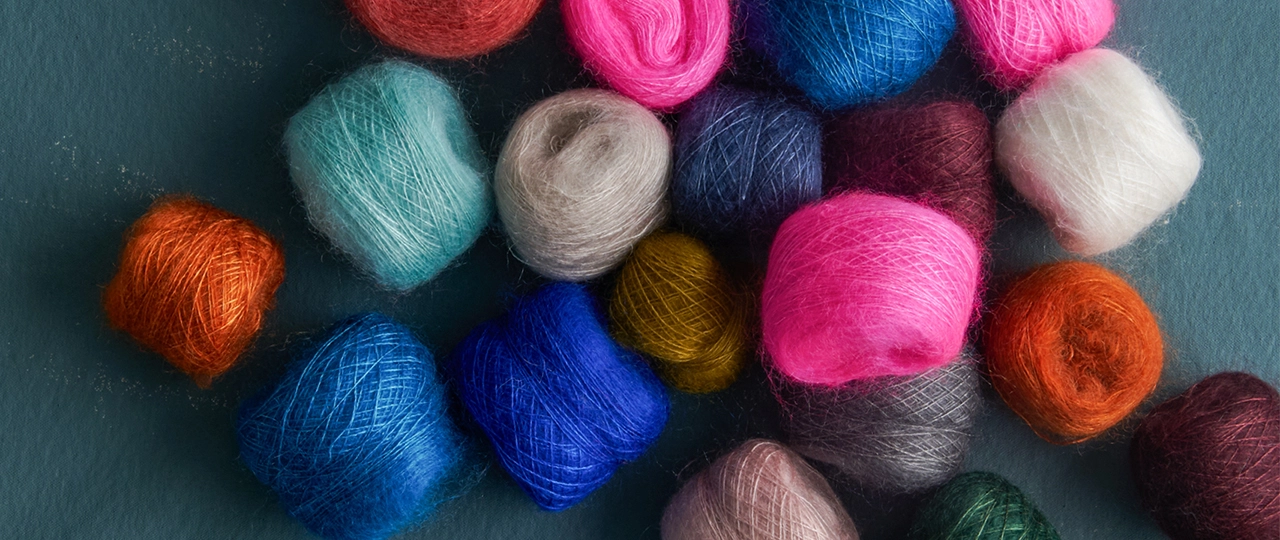 Learn all about knitting with mohair yarns like Tussock, our lace-weight mohair and silk yarn.