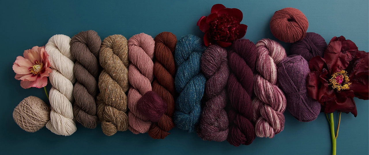 Beautiful yarn for knitting, including Andean highland wool yarn, Peruvian Pima cotton yarn, and more.