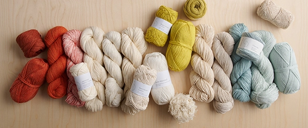 Beautiful yarn for summer knitting, including Peruvian Pima cotton yarn, Belgian linen yarn, and more.